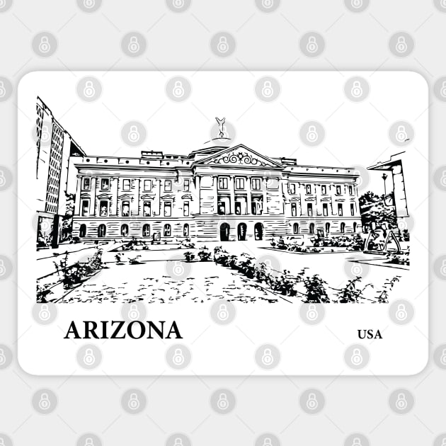 Arizona State USA Sticker by Lakeric